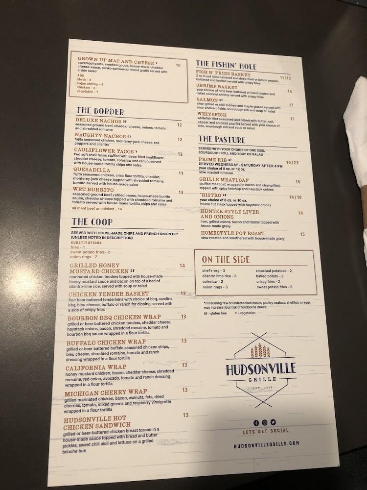 Hudsonville Grille Dish 4